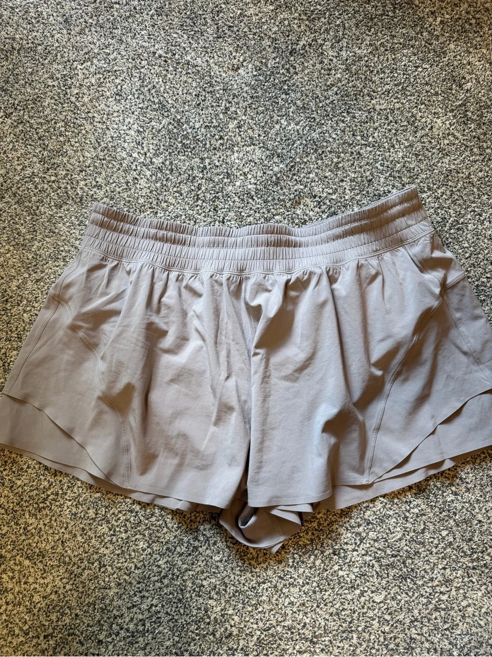 lululemon athletica Women’s Taupe Athletic Shorts